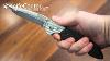 Custom Pat Crawford Kasper Folding Knife (damascus Tanto Blade).